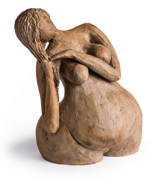 Déesse Mère sculpture de Vincent Tournebize dans la Drôme